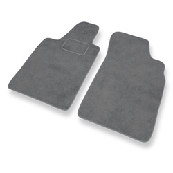 Tapis de Sol Velours adapté pour Fiat Barchetta Roadster (1995-2005) - Premium tapis de voiture - gris