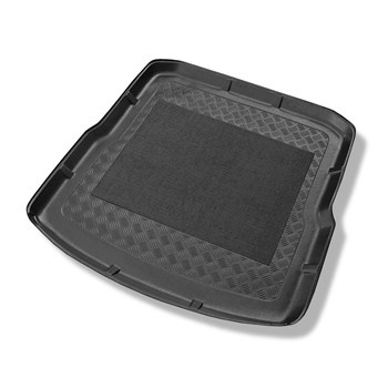 Tapis de coffre adapté pour Skoda Superb II 3T Break (11.2009-08.2015) - bac de coffre - protection de coffre voiture - sur le coffre inférieur et supérieur