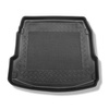 Tapis de coffre adapté pour Audi A8 D4 Berline (10.2013-10.2017) - bac de coffre - protection de coffre voiture - version standard et longue ; avec roue de secours = coffre plat; aussi pour la version Quattro