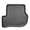 Tapis de sol en TPE adapté pour Volkswagen Scirocco III Coupé (12.2015-10.2022) - tapis de voiture - noir