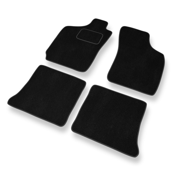 Tapis de Sol Velours adapté pour Fiat Palio Hayon, Weekend (1996-2004) - Premium tapis de voiture - noir