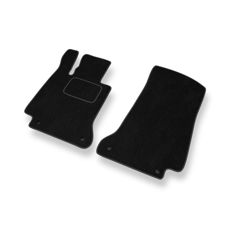 Tapis de Sol Velours adapté pour Mercedes-Benz Classe C W205 (2013-2021) - Premium tapis de voiture - noir