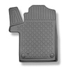 Tapis de sol en TPE adapté pour Mercedes-Benz EQV 300 Van (10.2020-....) - Version compacte, Version longue et Version extra-longue; la partie avant doit être Coupee - tapis de voiture - noir