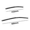 Balais d'essuie-glace de pare-brise adaptés pour Skoda Fabia III Hayon, Break (08.2014-2021) - balais plat