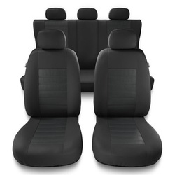 Housses de siège adaptées pour Alfa Romeo 166 I, II, III (1998-2007) - housse siege voiture universelles - couverture siege - MD-4