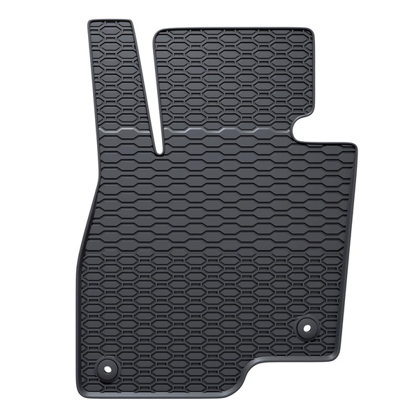 Tapis de sol en caoutchouc adapté pour Mazda 6 III Berline (2012-....) - tapis de voiture - noir - 4 pcs.
