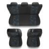 Housses de siège adaptées pour Audi A2 (1999-2005) - housse siege voiture universelles - couverture siege - UNE-BL