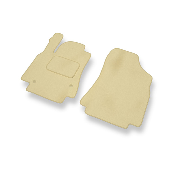 Tapis de Sol Velours adapté pour Citroen Berlingo II Van (2008-2018) - Premium tapis de voiture - beige