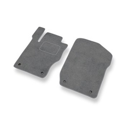 Tapis de Sol Velours adapté pour Mercedes-Benz Classe M W164 SUV (2005-2011) - Premium tapis de voiture - gris