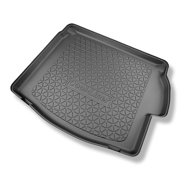 Tapis de coffre adapté pour Toyota Corolla Cross 2.0 Hybrid Dynamic Force SUV (11.2022-....) - bac de coffre - protection de coffre voiture - coffre supérieur; plancher amovible en la position la plus haute