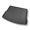 Tapis de coffre adapté pour Volkswagen Tiguan II SUV (05.2016-....) - bac de coffre - protection de coffre voiture - coffre supérieur (seuil de chargement plat); plancher amovible en la position la plus basse; non pour version ehybride