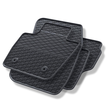 Tapis de sol en caoutchouc adapté pour Ford Mondeo V (2014-2021) - tapis de voiture - noir