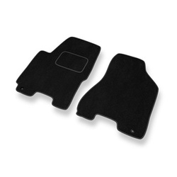 Tapis de Sol Velours adapté pour Kia Sportage II SUV (2004-2010) - Premium tapis de voiture - noir