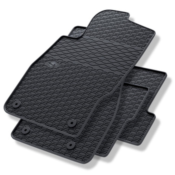 Tapis de sol en caoutchouc adapté pour Opel Adam Hayon (2012-2019) - tapis de vo