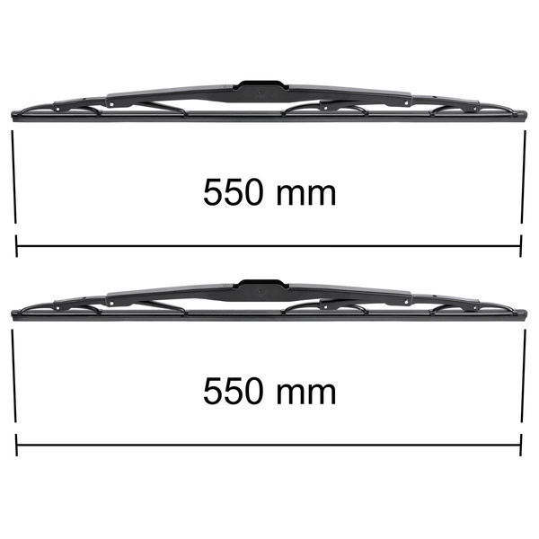Balais d'essuie-glace de pare-brise adaptés pour Peugeot Partner I Van (07.1996-10.2011) - balais standard