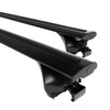 Barres de toit en aluminium adapté pour BMW 5 G31 Touring (2017-2024) - Porte-Bagages de Voiture noir - rails intégrés