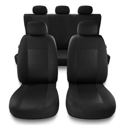 Housses de siège adaptées pour Alfa Romeo 166 I, II, III (1998-2007) - housse siege voiture universelles - couverture siege - MD-1