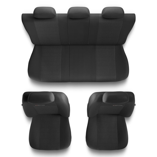 Housses de siège adaptées pour Seat Mii (2011-2018) - housse siege voiture universelles - couverture siege - UNE-3