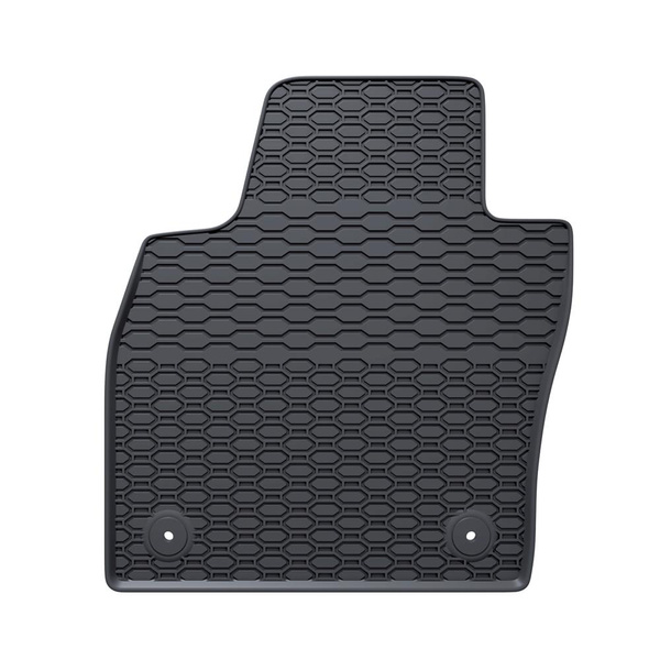 Tapis de sol en caoutchouc adapté pour Audi A1 II Sportback (2018-2024) - tapis de voiture - noir - 4 pcs.