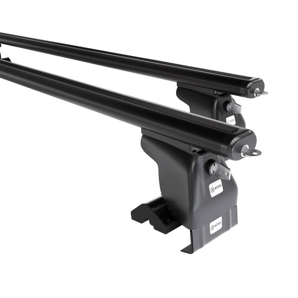 Barres de toit en aluminium adapté pour Mazda Xedos 9 Berline (1993-2003) - Porte-Bagages de Voiture noir - toit normal