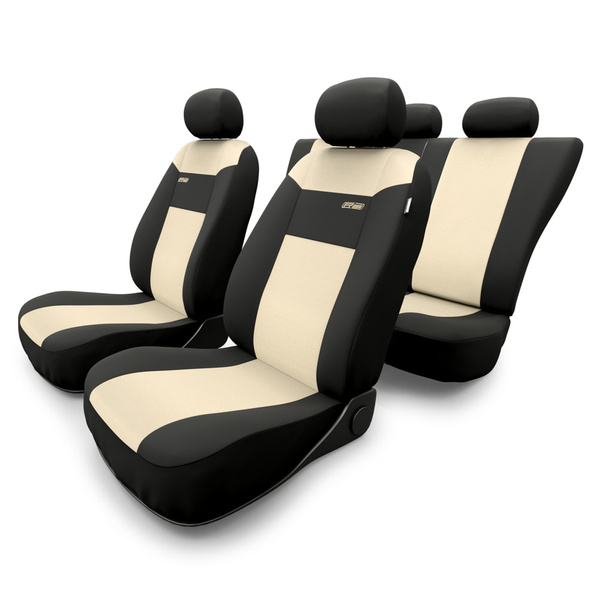 Housses de siège adaptées pour Toyota Corolla Verso I, II (2001-2009) - housse siege voiture universelles - couverture siege - RSL-BE