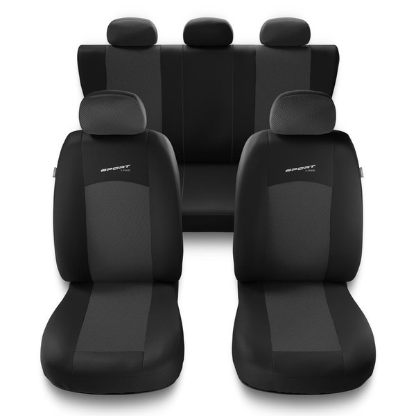 Housses de siège adaptées pour Fiat 500X (2014-2024) - housse siege voiture universelles - couverture siege - S-G1