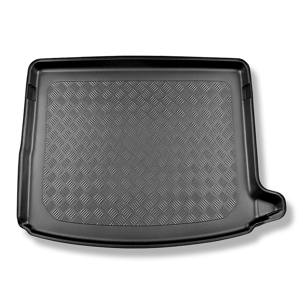 Tapis de coffre adapté pour Skoda Scala Hayon (04.2019-....) - bac de coffre - protection de coffre voiture - coffre supérieur; avec plancher multi-fonctions en la position la plus haute