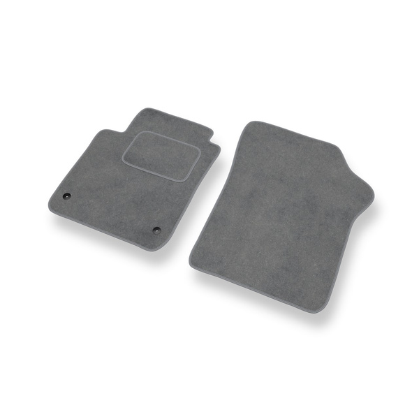 Tapis de Sol Velours adapté pour Volkswagen up! I Hayon (2011-2022) - Premium tapis de voiture - gris