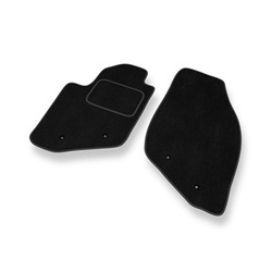 Tapis de Sol Velours adapté pour Volvo V70 II Break (2000-2007) - Premium tapis de voiture - noir
