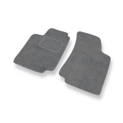 Tapis de Sol Velours adapté pour Volkswagen Golf III Hayon, Cabriolet, SW (1991-1999) - Premium tapis de voiture - gris