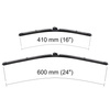 Balais d'essuie-glace de pare-brise adaptés pour Audi A1 8X Hayon, Sportback (05.2010-2018) - balais plat