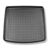 Tapis de coffre adapté pour Skoda Fabia III Break (01.2015-08.2021) - bac de coffre - protection de coffre voiture - coffre supérieur (avec plancher multi-fonctions)