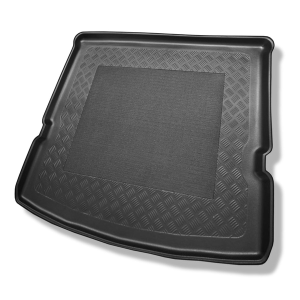 Tapis de coffre adapté pour Ford S-Max II Monospace (09.2015-2023) - bac de coffre - protection de coffre voiture - 7 places; 3me rangée abaissée