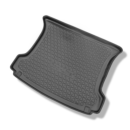 Tapis de coffre adapté pour Peugeot 308 SW (2008-05.2014) - bac de coffre - protection de coffre voiture - seulement 5 places; sans la possibilité d'installer la 3e rangée de sieges; 2e rangée de sieges non coulissante