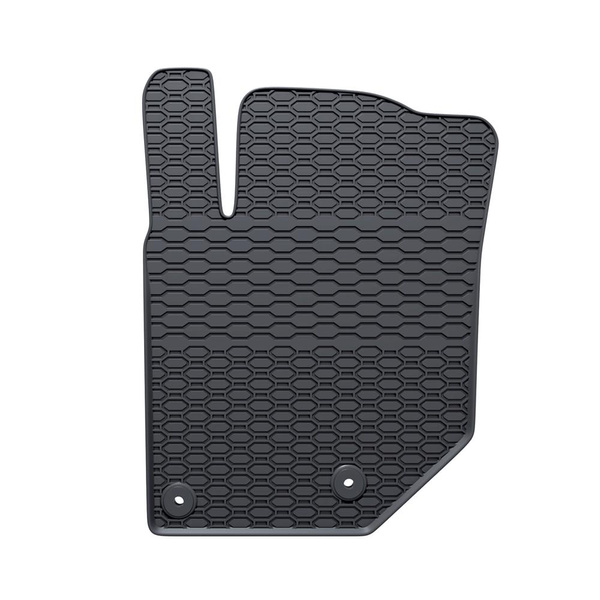 Tapis de sol en caoutchouc adapté pour Opel Corsa F Hayon (2019-....) - tapis de voiture - noir - 4 pcs.