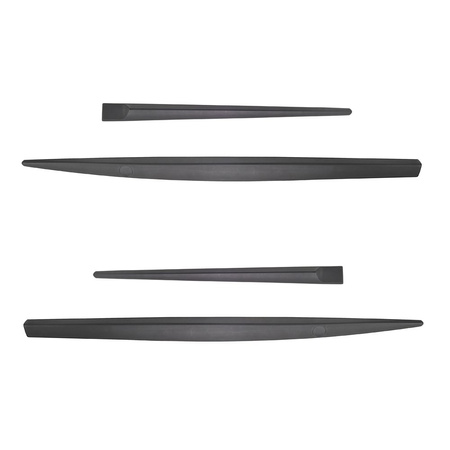 Plaques noires latérales de voiture Seat Ibiza IV Hayon (5 portes) - (2008-2017)