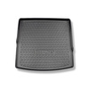 Tapis de coffre adapté pour Volkswagen Tiguan Allspace SUV (11.2017-....) - bac de coffre - protection de coffre voiture - 5 places; pour le coffre supérieur; modèles avec plancher amovible du coffre / 7 places; 3e rangée abaissée