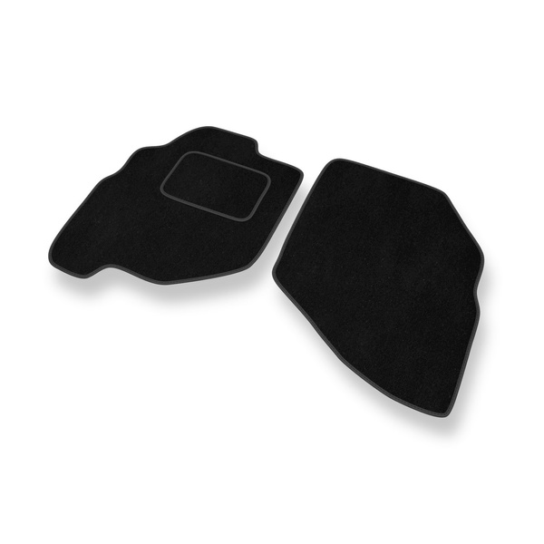 Tapis de Sol Velours adapté pour Honda Jazz II Hayon (2002-2008) - Premium tapis de voiture - noir