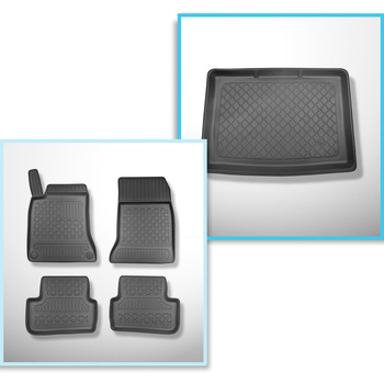 Kit tapis de coffre et tapis de voiture TPE pour: Mercedes-Benz Classe B W246 Sp