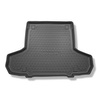 Tapis de coffre adapté pour Porsche Panamera II Berline (2017-....) - bac de coffre - protection de coffre voiture - sans caisson de graves; non pour les modèles hybrides