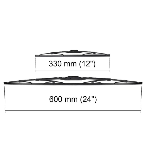 Balais d'essuie-glace de pare-brise adaptés pour Mazda 2 II Hayon, Berline (06.2007-02.2014) - balais standard