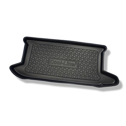 Tapis de coffre adapté pour Toyota Yaris II Hayon (10.2005-2011) - bac de coffre - protection de coffre voiture - coffre supérieur ; cavité gauche et droite