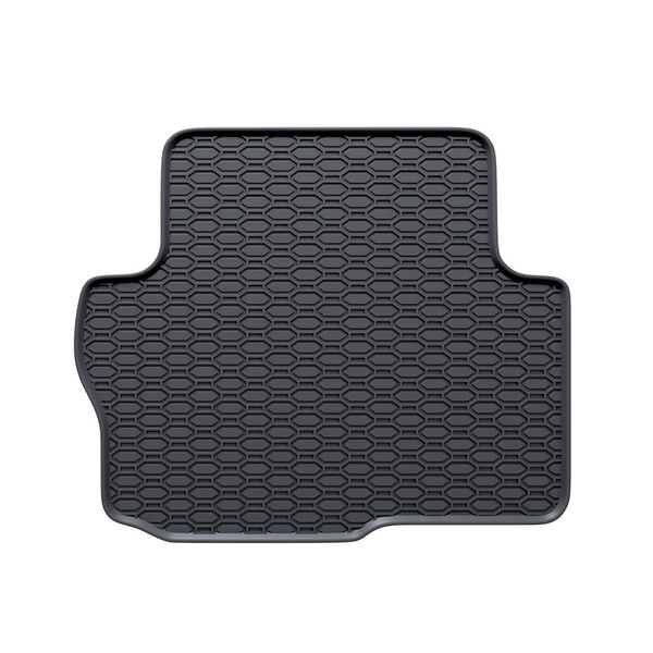 Tapis de sol en caoutchouc adapté pour Volkswagen Sharan II Van (2010-2022) - tapis de voiture - noir - 4 pcs.