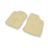 Tapis de Sol Velours adapté pour Toyota Land Cruiser J90 SUV (1996-2003) 3 portes - Premium tapis de voiture - beige