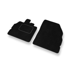 Tapis de Sol Velours adapté pour Renault Scenic III Monospace (2009-2016) - Premium tapis de voiture - noir