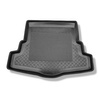 Tapis de coffre adapté pour Alfa Romeo 159 Berline (09.2005-2011) - bac de coffre - protection de coffre voiture - sans roue de secours complète