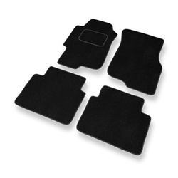 Tapis de Sol Velours adapté pour Rover 45 Hayon, Berline (1999-2005) - Premium tapis de voiture - noir