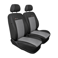 Housses de siège sur mesure adaptées pour Peugeot Bipper Van (2007-2017) seulement les sièges avant - deux simple - housse siege voiture - couverture siege - E2
