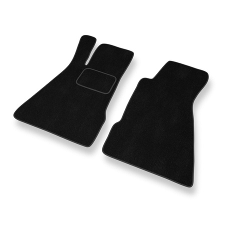 Tapis de Sol Velours adapté pour Smart Roadster I (2002-2006) - Premium tapis de voiture - noir