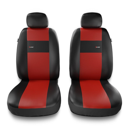 Housses de siège avant adaptées pour Seat Ateca (2016-2019) - housse siege voiture universelles - couverture siege conducteur - 2XL-RD